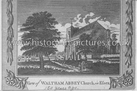 A View of Waltham Abbey, Essex. c.1750